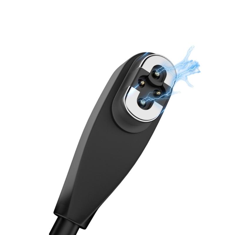 Магнитный USB/Type C 4-контактный кабель для зарядки для спортивных наушников S710 AS800 с костной проводимостью, легкий, портативный