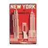 New York Metal Posters Vintage Tin Sign USA Flag Bar Pub Club Toilet Wall Decor Home Plate Retro Plaques 20x30 Cm