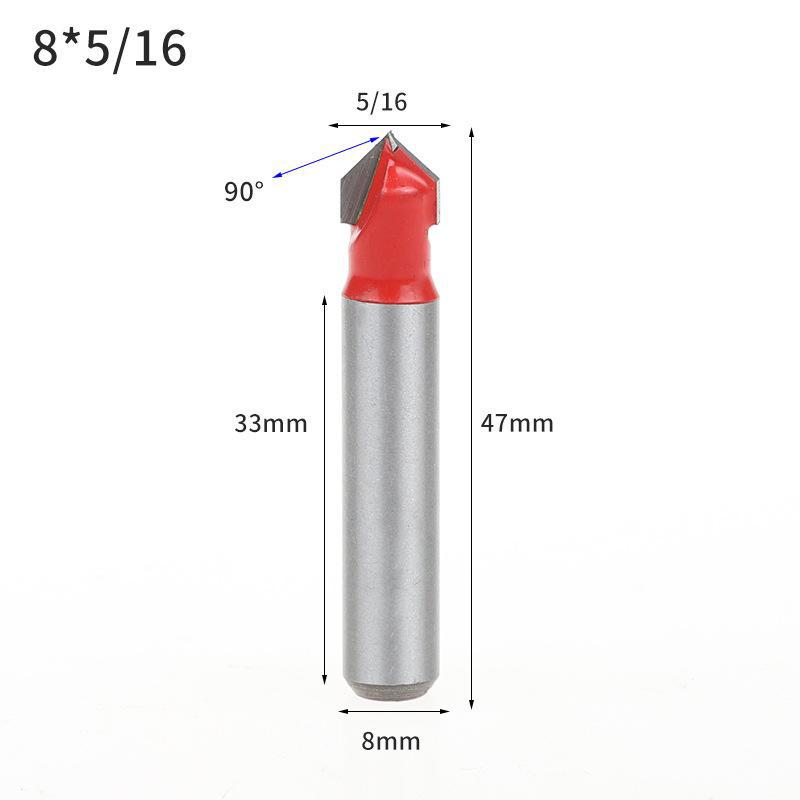 8 мм двусторонний прямой триммер для деревообработки