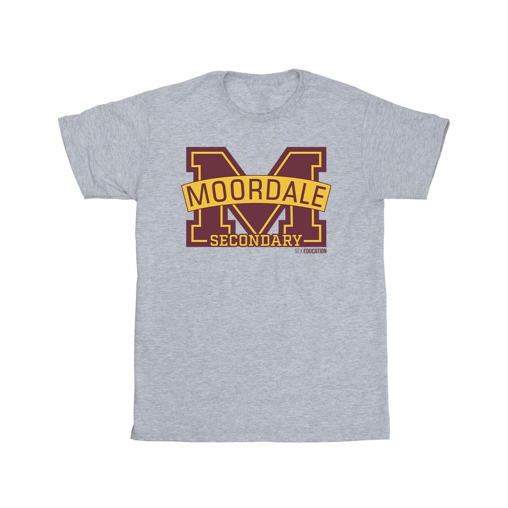 Netflix Mens Sex Education Moordale M Logo 2 T-Shirt