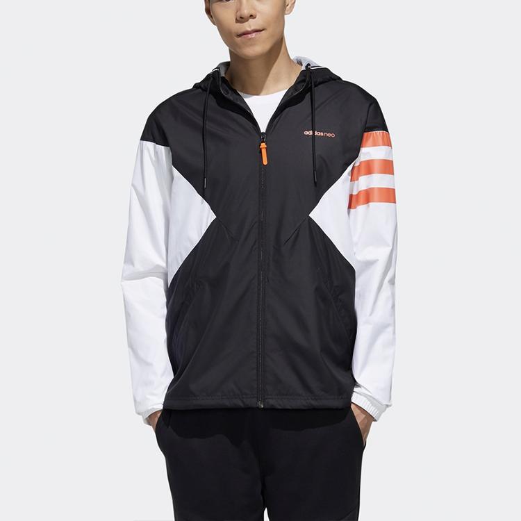 Adidas Neo Casual Sports Jacket Men Outerwear Black GG3448