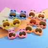 New Fashion Korean Version of Children's Sunglasses Cute Cartoon Bunny Glasses Cute Treasure Travel Sunglasses