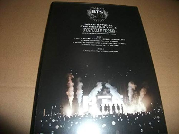BTS FC Limited DVD BTS JAPAN ОФИЦИАЛЬНАЯ ВСТРЕЧА ФАНАТОК UNDERCOVER MISSION 2015 VOL.2