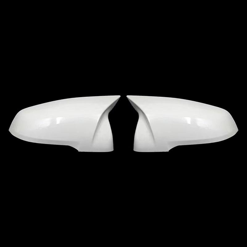 Car Decoration Bull-Horn Door Mirror Cover For Toyota Supra A90 2018 2024 Car Rearview Accessories