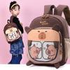 Kids Cartoon Animal Backpack With Ergonomic Shoulder Straps For School Kids