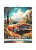 Книга Classic Cars Coloring Book : Vintage Car Coloring Pages Featuring 50 Illustrations, Iconic Classic Cars for Stress Relief and Relaxation