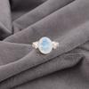 Milky Opal Gemstone 925 Sterling Silver Jewelry Handmade Wedding Ring For Gift RR-66-21