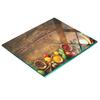 Kitchen Multifunctional Decorative Board Glass Herbs Wood 60x52 Cm