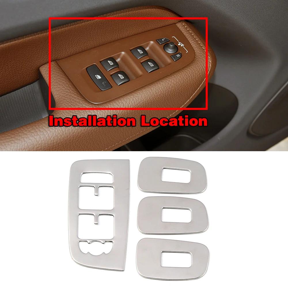 For Volvo XC60 2018-2024 Car Center Console Rear Trunk Steering Wheel Headlight Window Lift Switch Panel Roof Hook Frame Trim