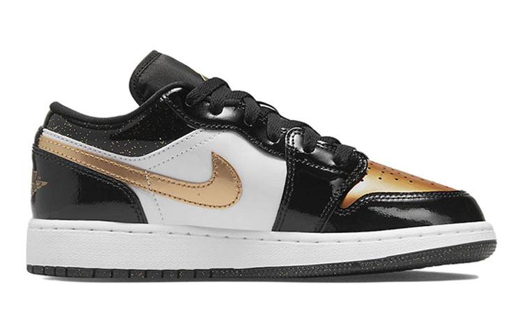 Jordan Kids Air Jordan 1 Low SE "Gold Toe" Sneakers DR6970-071