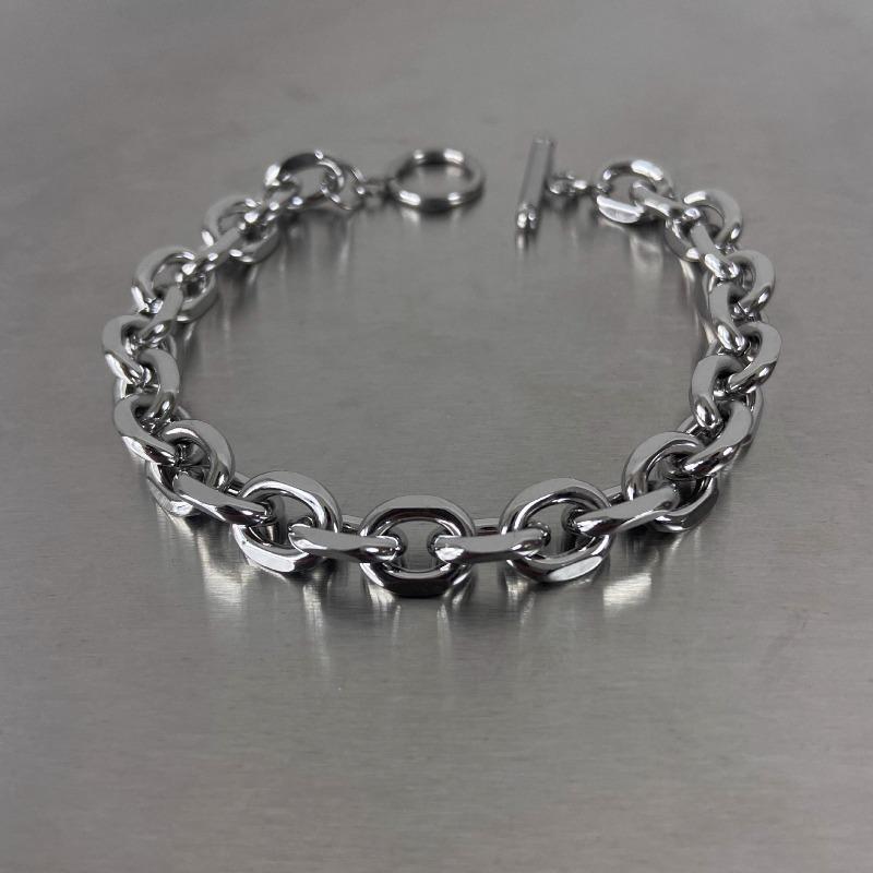 Bracelet Men's Titanium Steel Does Not Fade, High-end Sense Versatile Hip-hop Jewelry Women's Simple Personality Retro Accessories