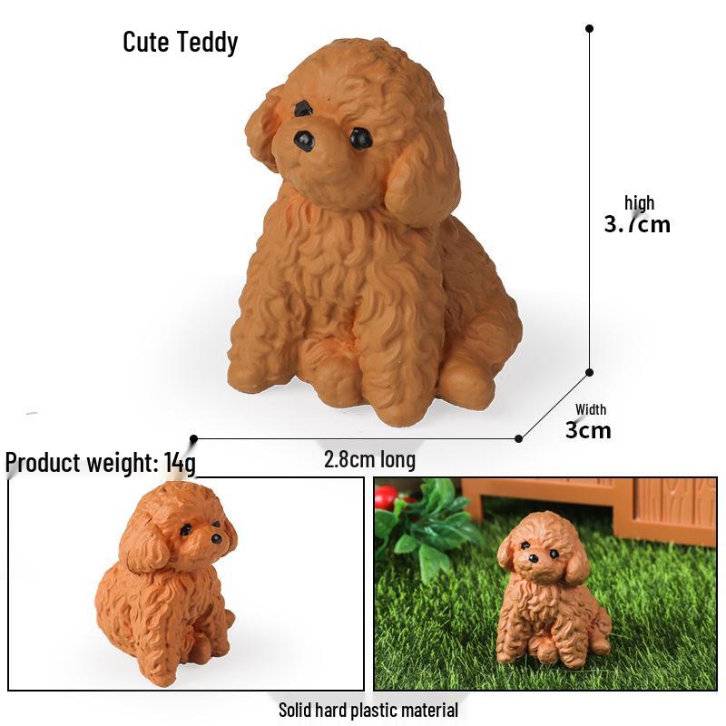 Cute Animal Models: Japanese Raccoon, Flying Squirrel, Monkey, Rabbit, Squirrel, Shiba Inu, Tiger, Lion, Lizard Toy Set