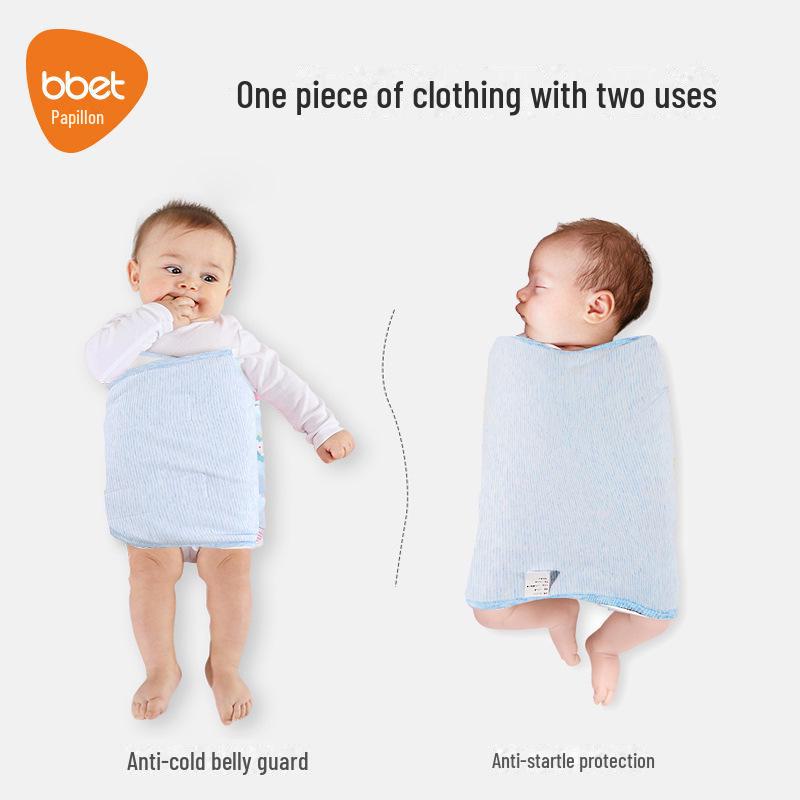 Двухцелевое детское одеяло и пеленка с защитой от испуга на весну/лето