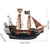 Kids Pirate Toys Pirates Ship Plaything Sailing Props Boats Model Playthings Boys Birthday Gift Boat Toy for Home Kindergarten