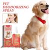 100Ml Pet Deodorant Spray Long-Lasting Dog Deodorizing Spray Neutralizer Gentle Natural Ingredients Cat Odor Eliminator Pets Accessories