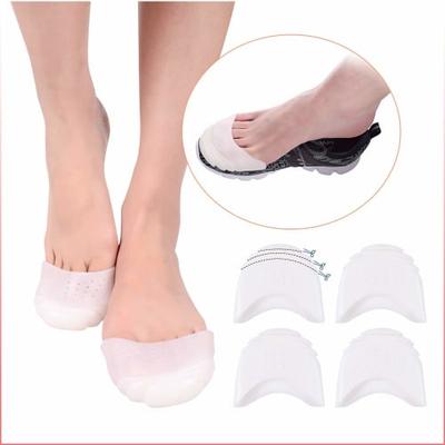 Подушечки для пальцев ног Meidlan, Силиконовые подушечки для пальцев ног, Амортизирующие, Гелевые подушечки для пальцев ног, Дышащие, Дышащие, Унисекс, 2 размера в наличии, Упаковка 4 штуки (L (24.5-28см))