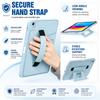 Чехол-подставка с ремешком на запястье для iPad 12-го A19 11-го A16 Pro 11 Air 4 5 10.9 Air 11 M2 M3 M4 10.2 7-го 8-го 9-го 9.7 5-го 6-го mini 6 7