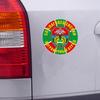 Tri Mishki WCS1073 14x14cm 56 Blagoveshchensk Border Guard Detachment Car Sticker PVC Colorful Decals Waterproof Sticker On Car