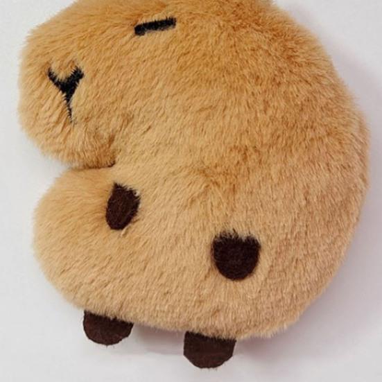 Мультяшный плюшевый кулон-подвеска в виде морской свинки, мягкая хлопковая набивная кукла, плюшевая игрушка, подвесное украшение, милая коричневая плюшевая морская свинка для брелка