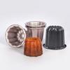 6Pcs Canele Mold Cake Pan Non Stick Small Canele Molds Muffin Bakeware Cupcake Pan Carbon Steel Pastry Mould Mini Cupcake Holder