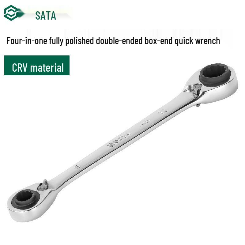 SATA Набор из четырех предметов с двойной головкой Torx и трещоткой (46621-46624)