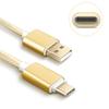 USB Type C Cable, Set of 2, 2M - Golden Nylon