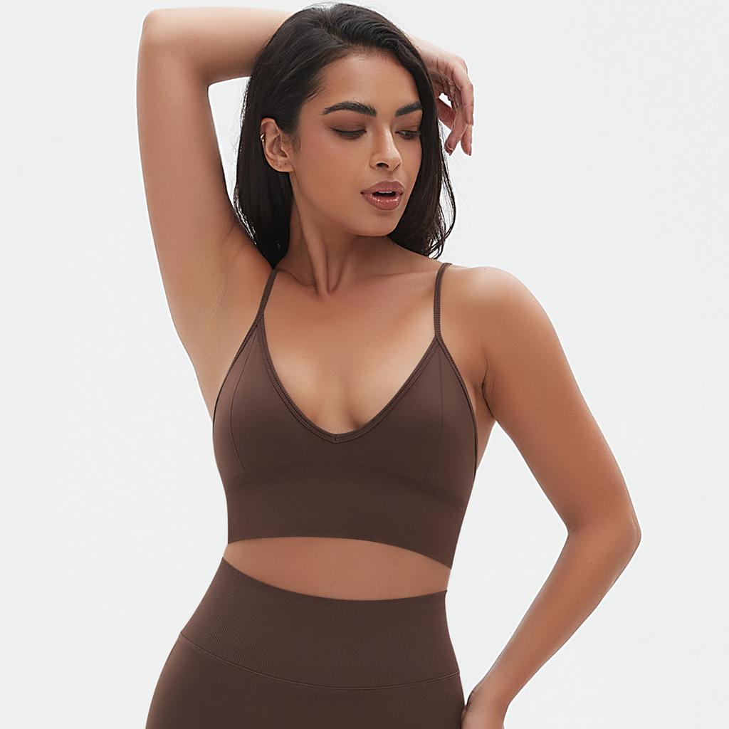 Auroth Женский быстросохнущий жилет для йоги с открытой спиной, нижнее белье для фитнеса, бесшовный спортивный топ для бега