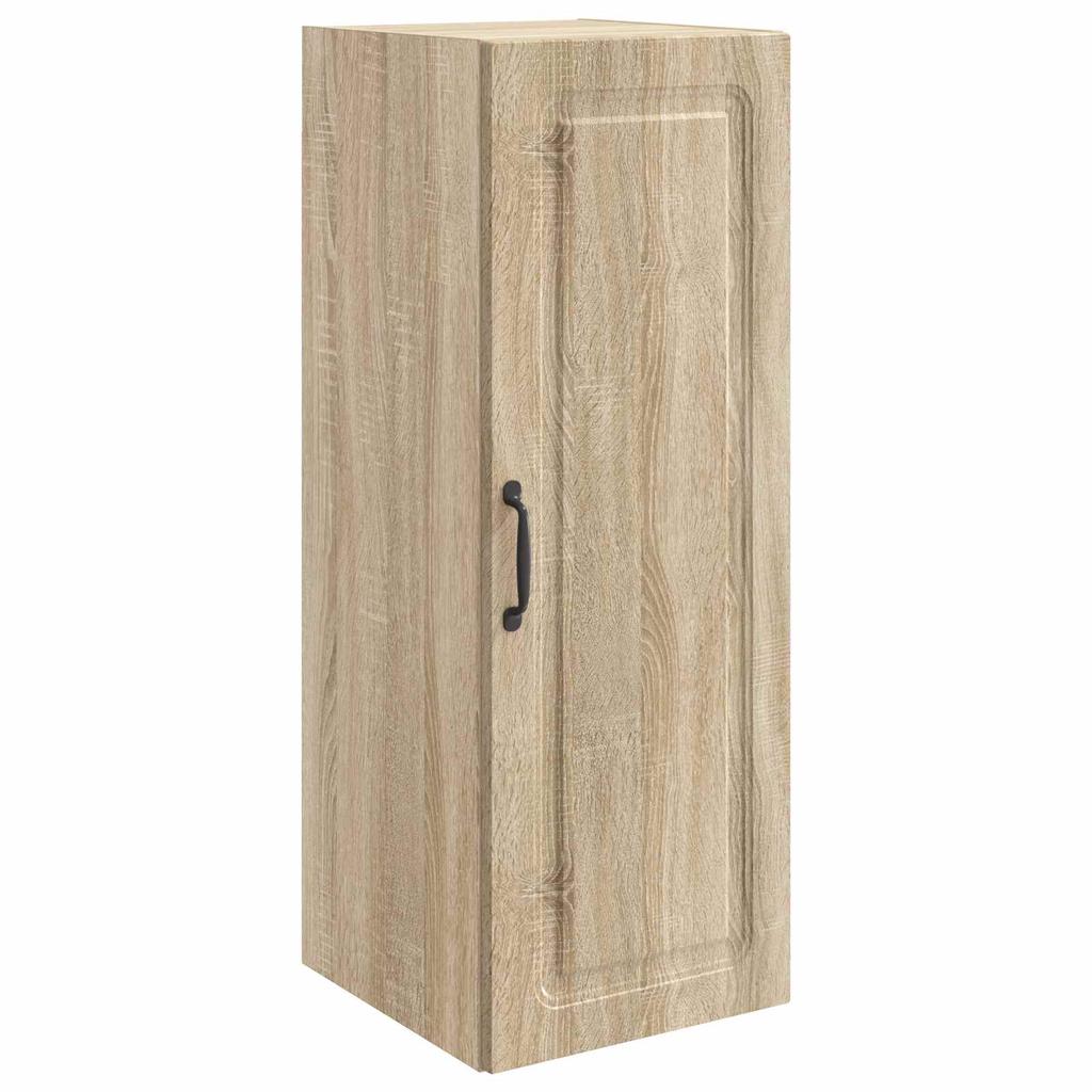 Wall Mounted Cabinet in Sonoma Oak Finish 33 x 34.5 x 90 cm Particleboard