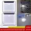 Solar LED Waterproof Outdoor Wall Lamp with Motion Sensor and Remote Control