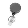 Small Heavy Duty Retractable Badge Holder Reels Metal ID Badge Holders with Belt Clip Key Ring Keychain 62cm UHMWPE Fiber Cord Reinforced ID Strap