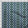 oneOone Cotton Flex Dark Green Fabric Asian Block Sewing Material Print Fabric By The Yard 40 Inch