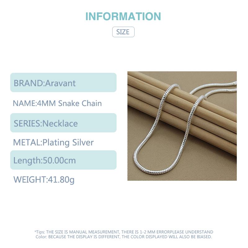 Распродажа 925 серебро 3 мм змеиные цепи ожерелья для женщин мужчин модные украшения
