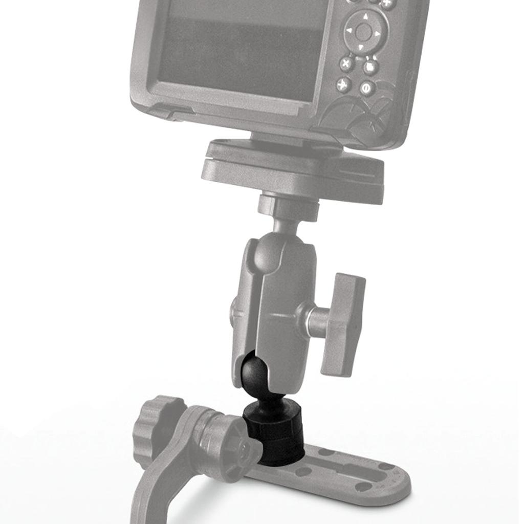 Mounts Track Ball with T Bolt Rubber Pad Prevent Slipping C Size 1.5 Inch Ball for Track Mounting Sy