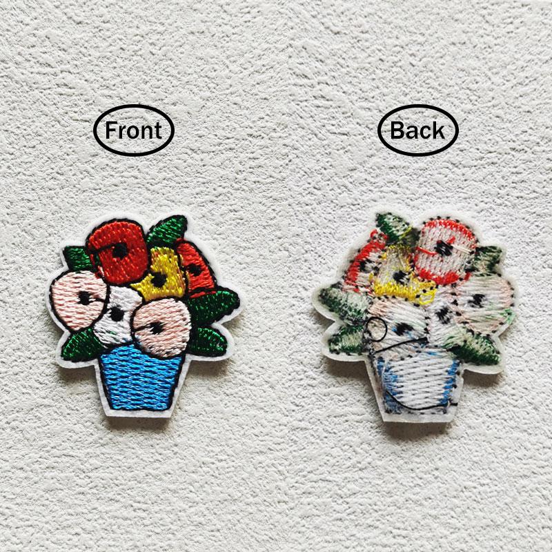 Вышитая нашивка с изображением животного, красочный солнечный единорог, цветок, грибное сердце, плавкие термопереводные картинки, новый аксессуар для одежды из ткани «сделай сам», теплопередача