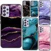 Чехол из бирюзового и золотого агата с мрамором для Samsung A52 A12 A22 A32 A42 A72 A51 A71 A50 A70 A41 A31 A11 A21S A52S, мягкий чехол