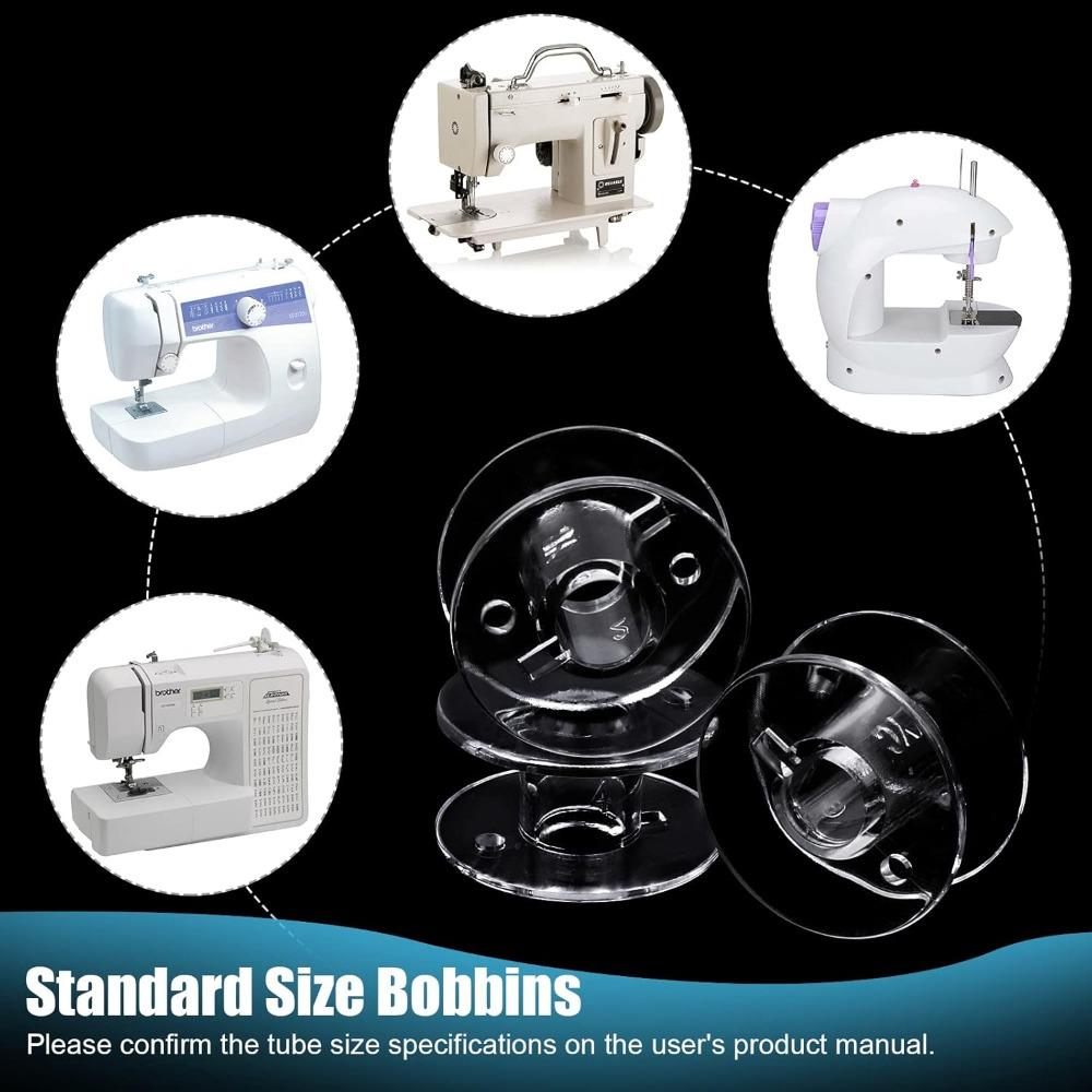 25PCS Sewing Machine Bobbins Reusable Sewing Machine Empty Bobbins with Storage Box for Household DIY Sewing Accessories Tools
