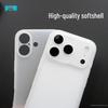 Применимый ультратонкий матовый силиконовый чехол из ТПУ для Apple iPhone 17 Pro/Pro Max - Прозрачный и мягкий