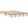 Solid Wood Bed without Mattress 150 x 200 cm Pine Wood