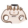 Hands-Free Pet Carrier Backpack, Breathable Portable Dog Cat Travel Bag with Safety Leash, for Small Dogs Cats Outdoor Hiking