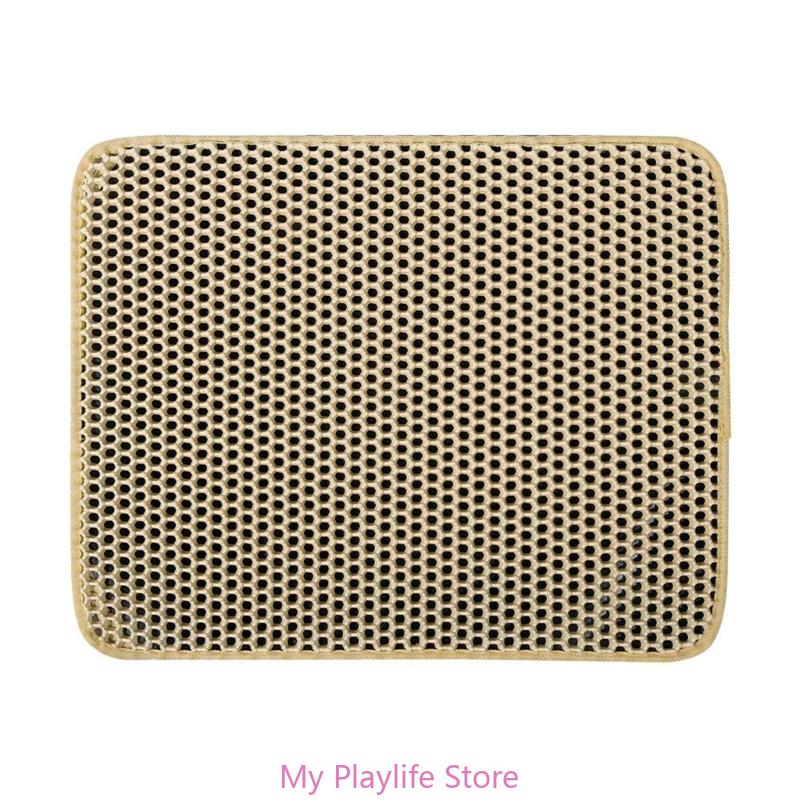 Коврик для туалета Водонепроницаемый Наполнитель с меньшим количеством отходов Легко чистить Наполнитель с контролем рассеивания Коврик для лотка для домашних животных