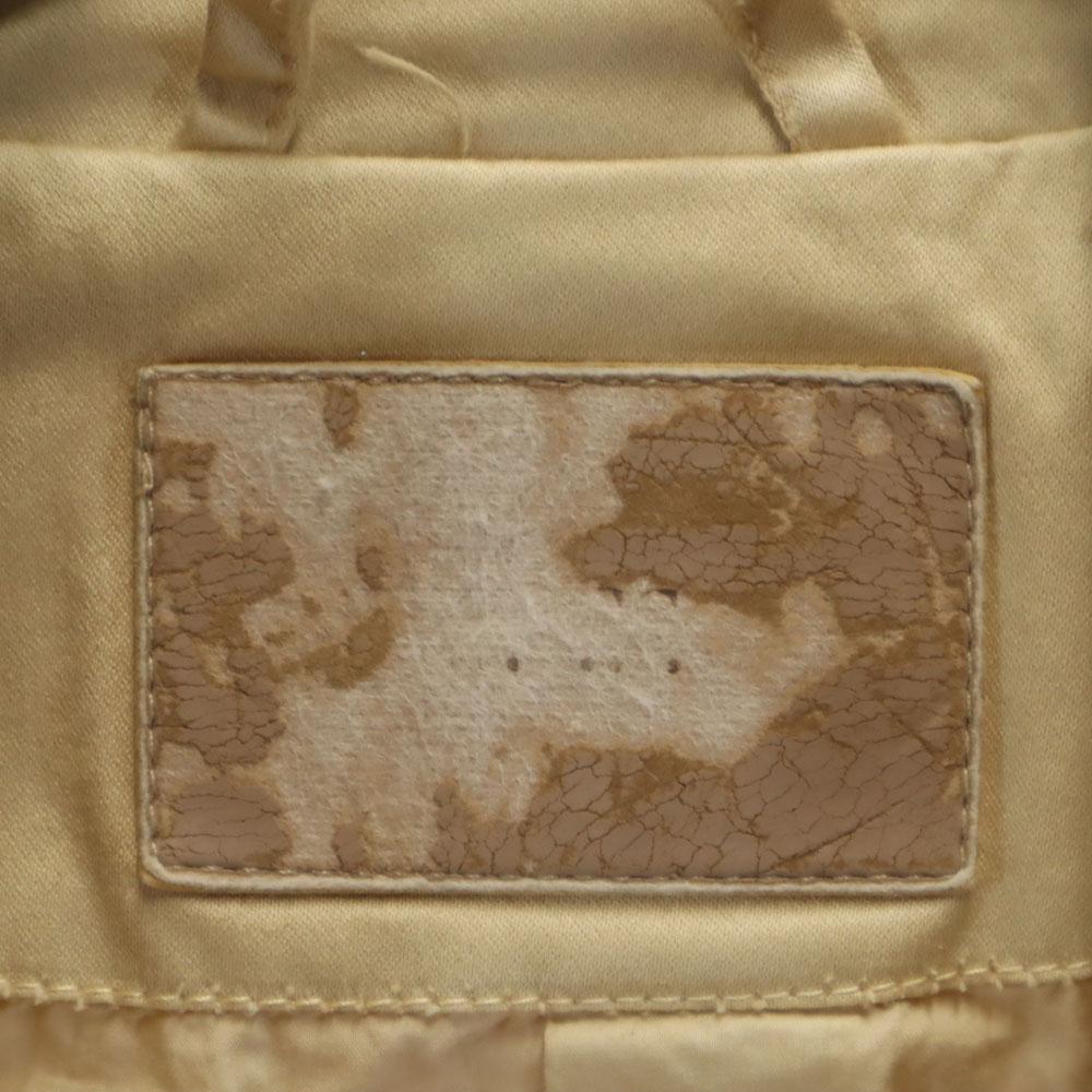 Hugo Boss Сделано в Италии Куртка райдера XS бежевая Двойная молния Женская Б/у