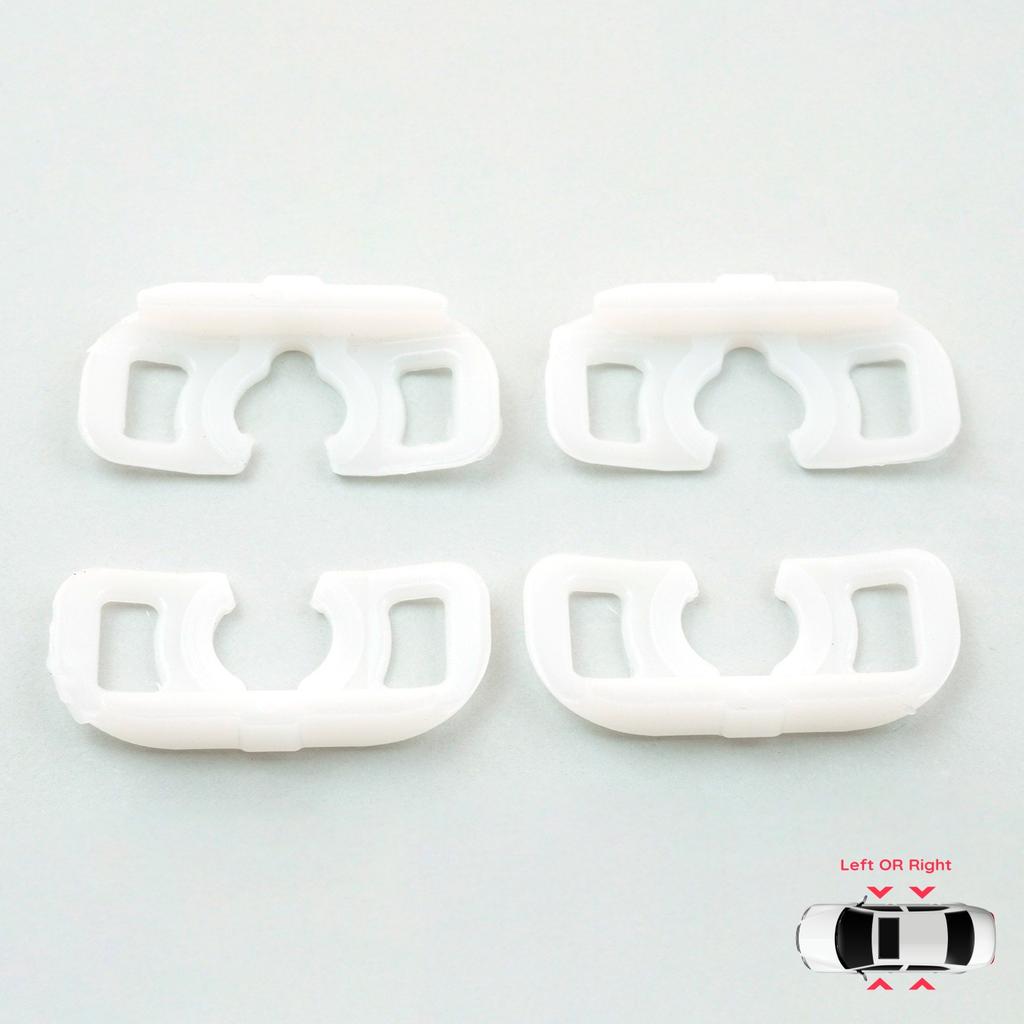 BWR5111 4 Pieces Window Regulator Guide Bracket Fixer Clamp Clips for Fiat Linea Ducato Boxer Jumper 3 Abarth Punto 2 3 Alfa 156