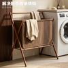 Foldable Laundry Hamper Basket Cotton Linen Fabric Storage Bin Bedroom Bathroom Dormitory Home Use