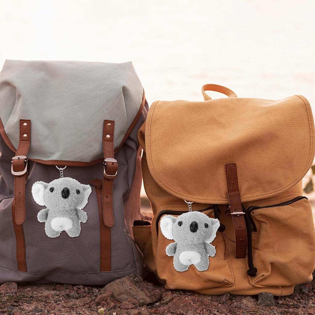 [PACKOVE] Плюшевая игрушка Коала, Мягкий брелок, Плюшевая игрушка, Серый, Коала, Мультяшное животное, Брелок, Дети, Сумка, Кошелек, Рюкзак, Сумка