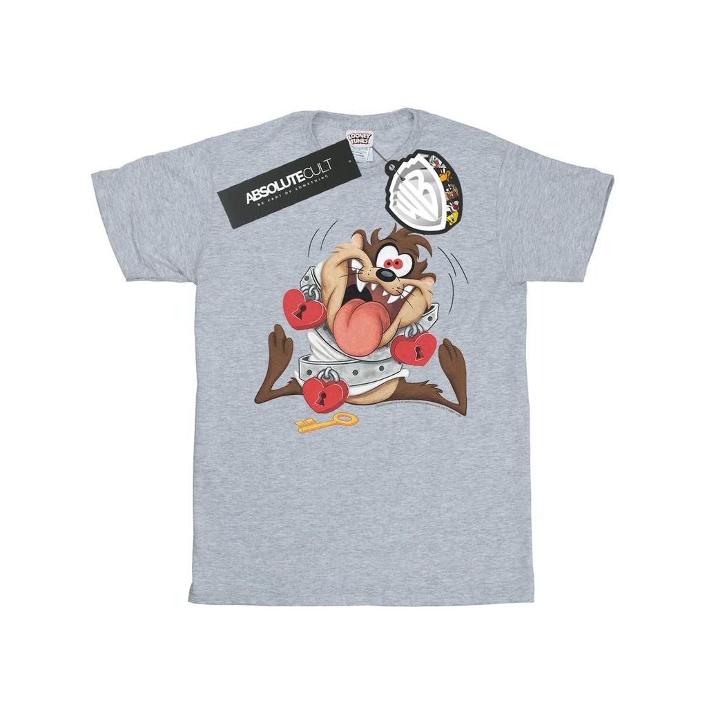 Looney Tunes Mens Taz Valentine´s Day Madly In Love T-Shirt