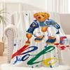 Модное Милое Плюшевое Одеяло B-Bears Коврик для Дивана-Дремоты для P-POLO-S Гостиной Теплый Офис Спальня День Рождения Дом Путешествия Детские Подарки