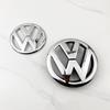 2pcs Gloss Black Replacement 135mm Front Grill emblem or 110mm Rear Trunk Lid badge for Volkswagen Golf MK6 2009 2010 2011 Stick