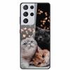 Для Samsung Galaxy S25 Ultra Закаленное Стекло Чехол Задняя Крышка Жесткие Чехлы для Телефона для SamsungS25 ULTRA 5G SM-S938B Защитный Capa
