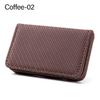 & Woman With Magnetic Buckle PU Leather Business Card Holder Card Pocket Card Case Name Card Holder