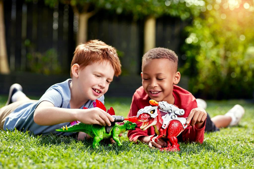 Robo Alive ZURU Dino Wars-Series 1 Stegasaurus, Multi (7131-S001)